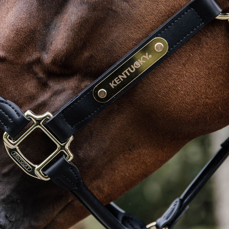 Kentucky Anatomic Leather Head Collar (Artificial)
