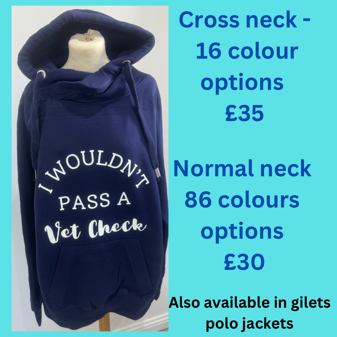 Vet check hoodie crossneck