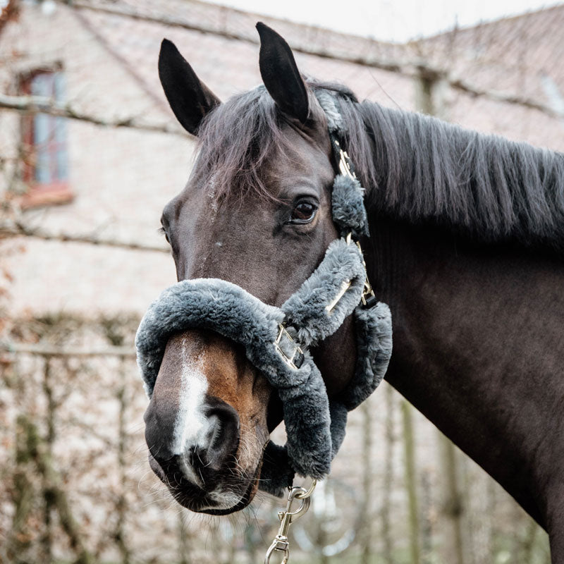 Kentucky Luxurious Sheepskin Headcollar (Artificial)