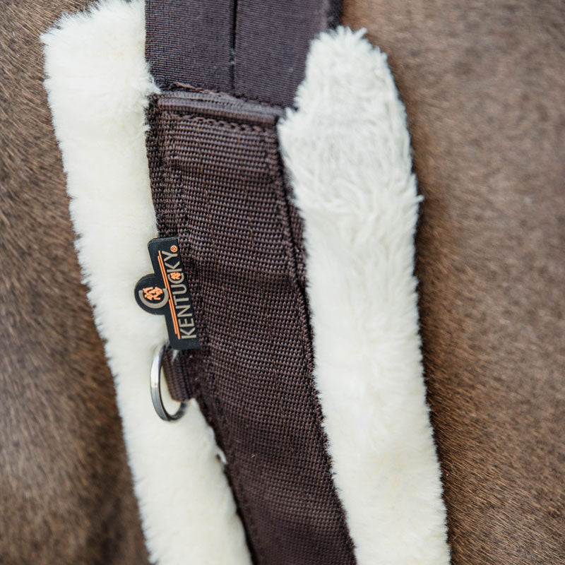 Kentucky Horsewear Sheepskin Elasticated Girth (Artificial Sheepskin)