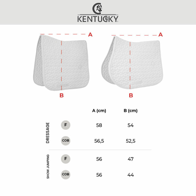 Kentucky Horsewear Velvet Show Jumping Saddle Pad