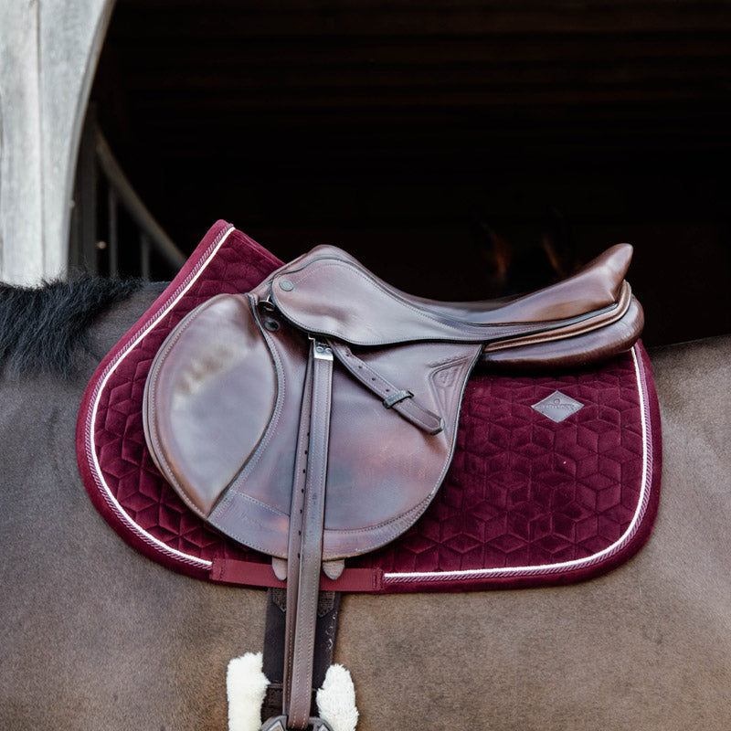 Kentucky Horsewear Velvet Show Jumping Saddle Pad