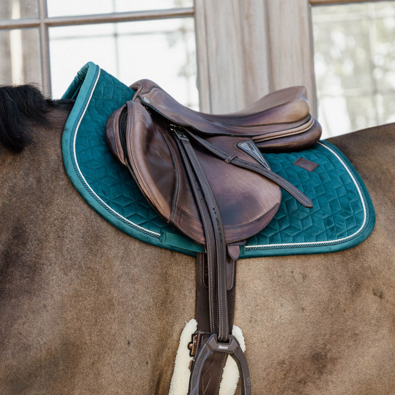 Kentucky Horsewear Velvet Show Jumping Saddle Pad