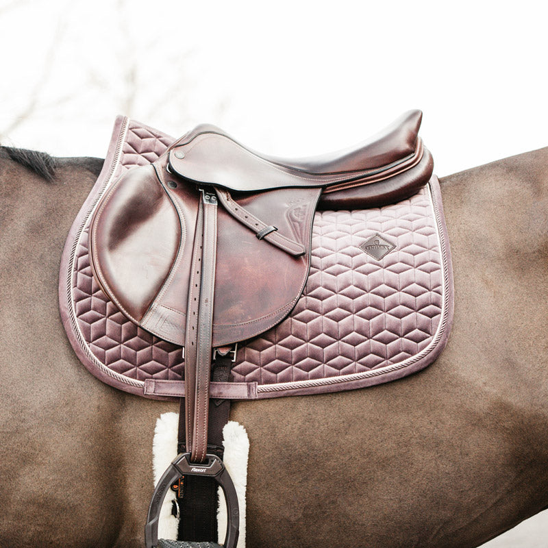 Kentucky Horsewear Velvet Show Jumping Saddle Pad