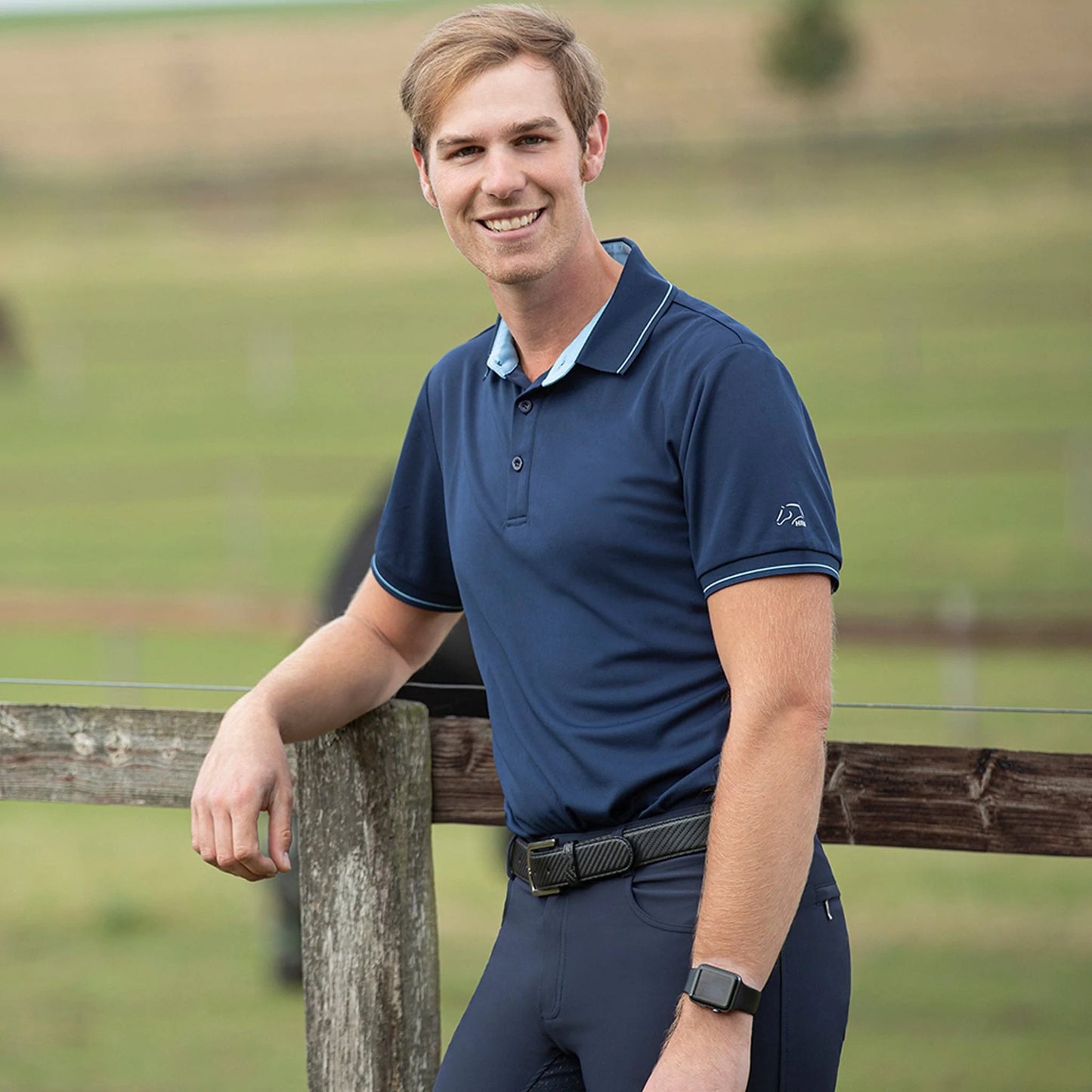 HKM mens Classico polo shirt