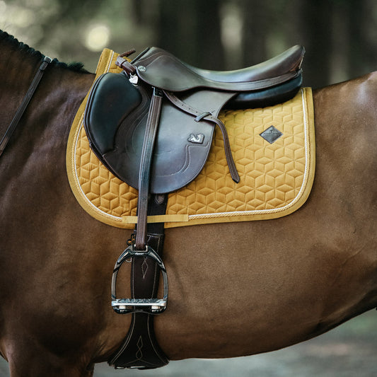 Kentucky Horsewear Velvet Show Jumping Saddle Pad