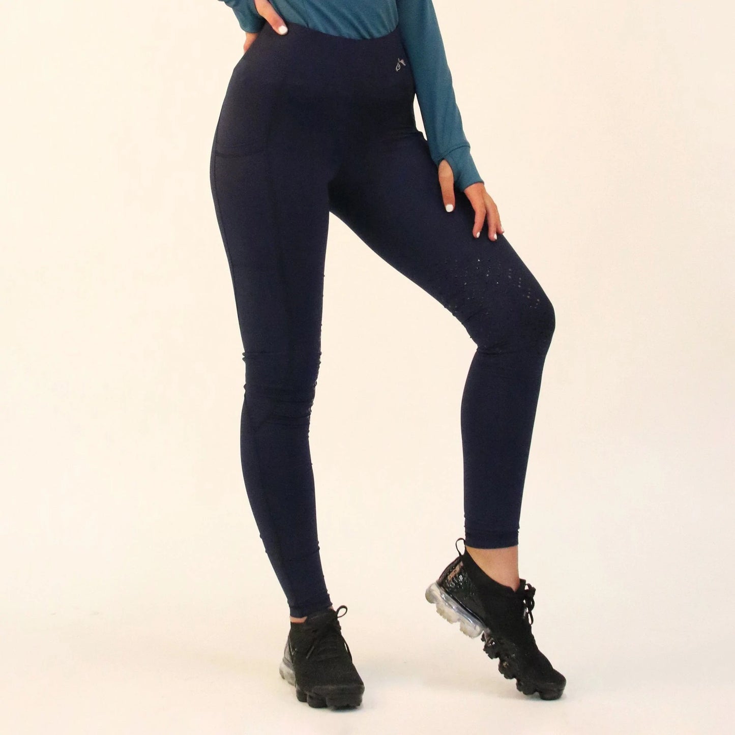 Gallop silicon knee leggings with phone pocket
