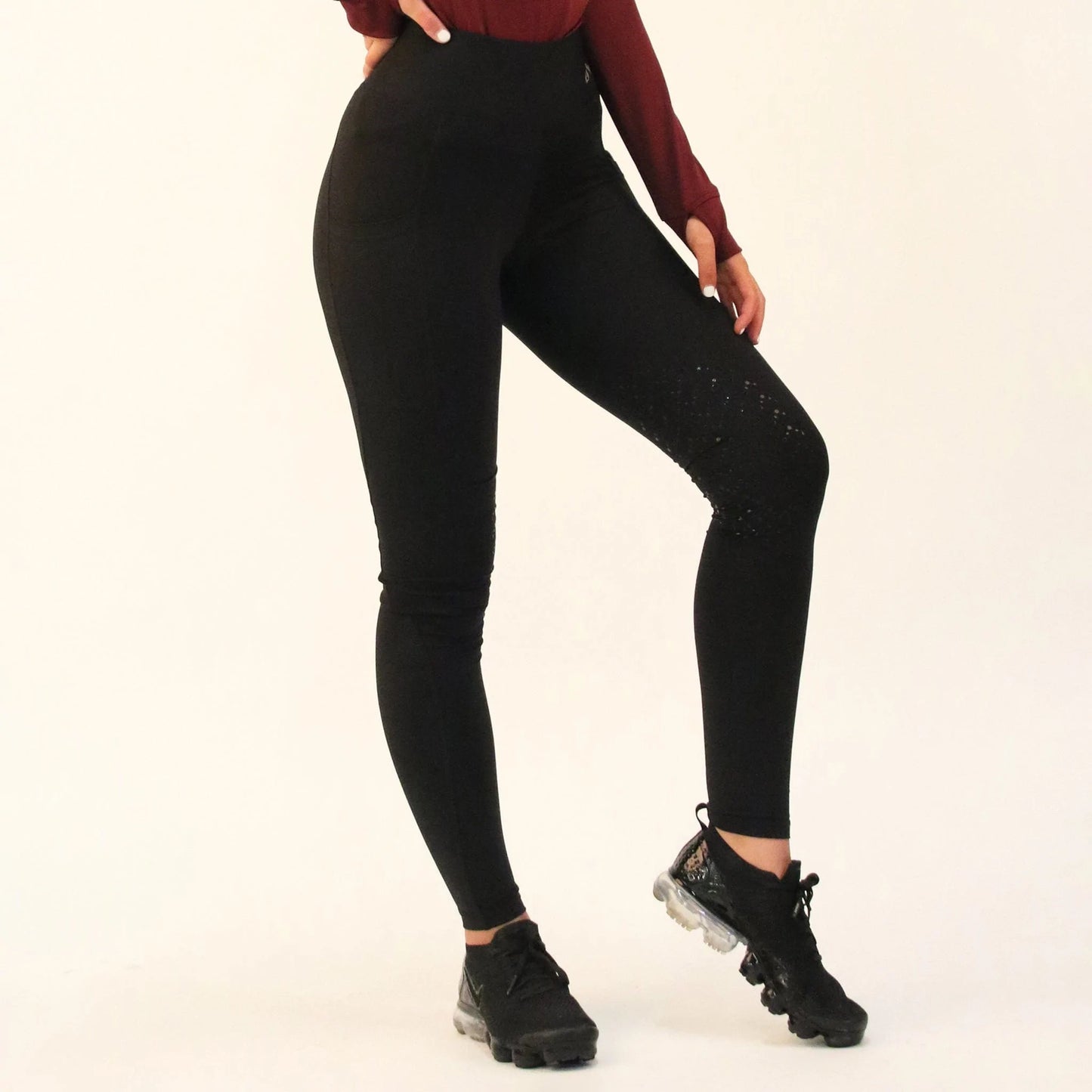 Gallop silicon knee leggings with phone pocket