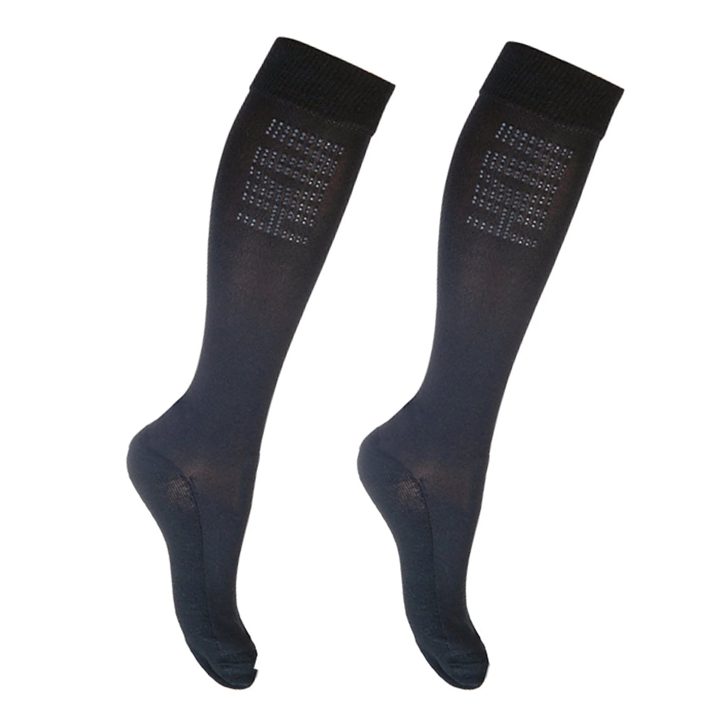 HKM silicon heel long riding socks